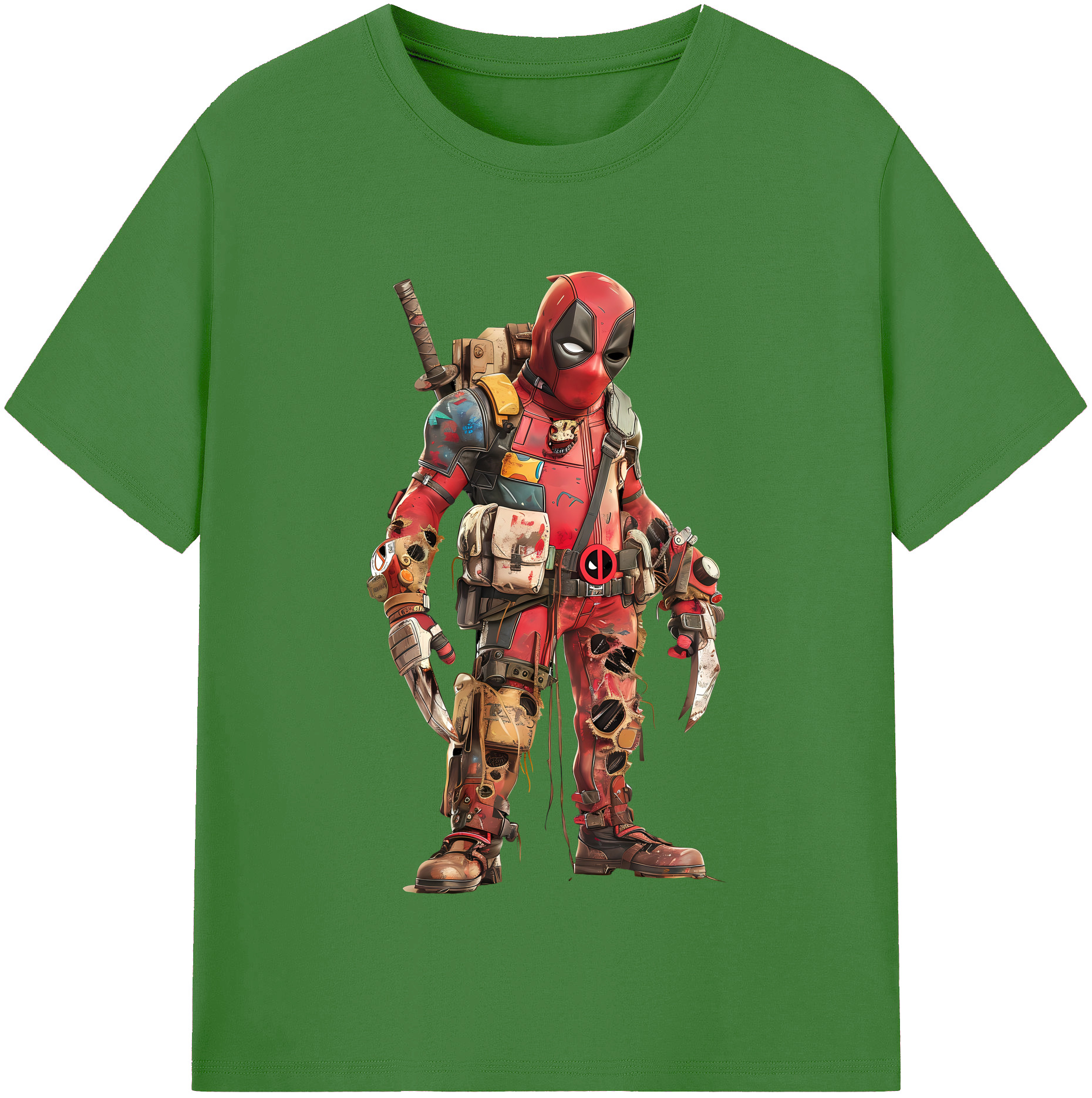 （画像用） Deadpool デッドプール レディースカジュアルプリントTシャツ（綿100％）